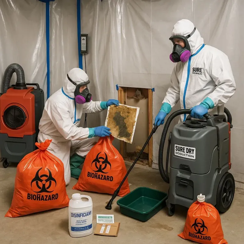 Contaminated Water Handling Protocols process in Mason, TN
