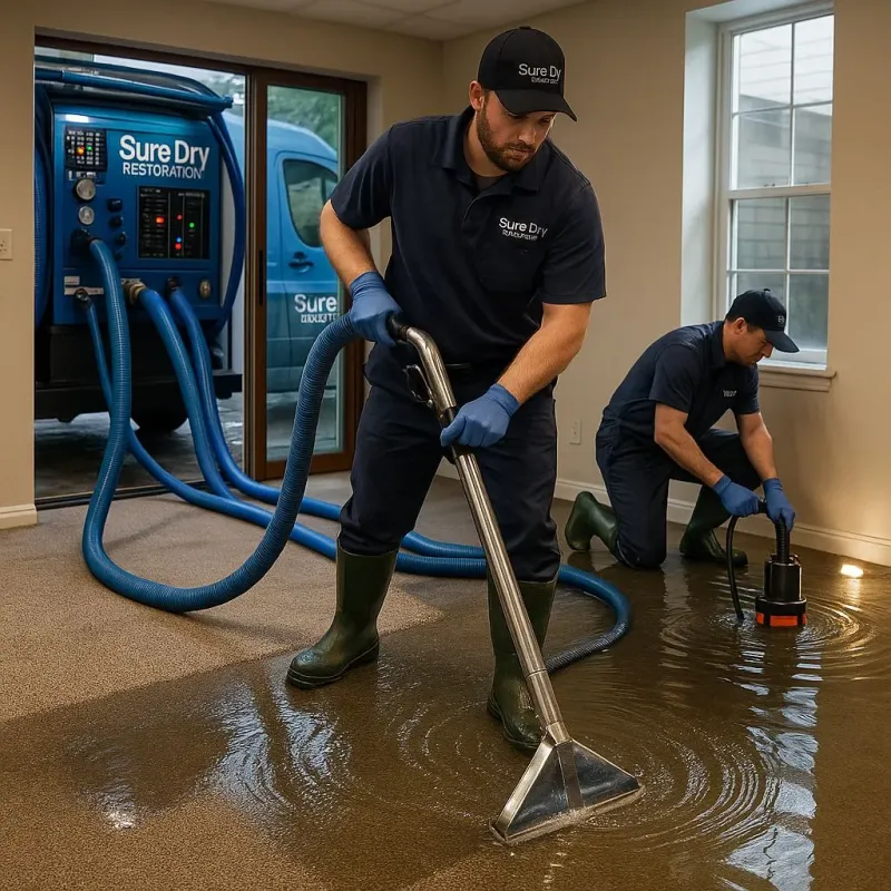 Water Extraction and Removal process in Mason, TN